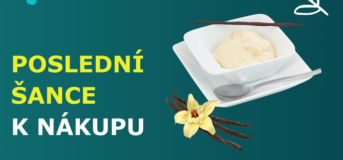 Poslední možnost ochutnat naše vanilkové pudinky!