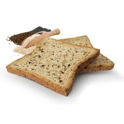 Tento produkt je vhodný do diety od 1. fáze Křupavý proteinový toust - semínkový