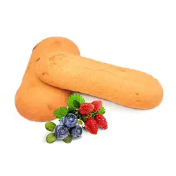 Tento produkt je vhodný do diety od 1. fáze Proteinové piškoty s lesními plody