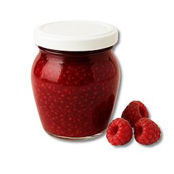 Tento produkt je vhodný do diety od 1. fáze Malinový džem se stévií ve skleničce 200 g