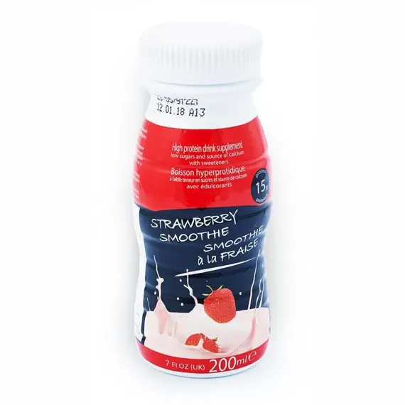 Mléčné jahodové smoothie
